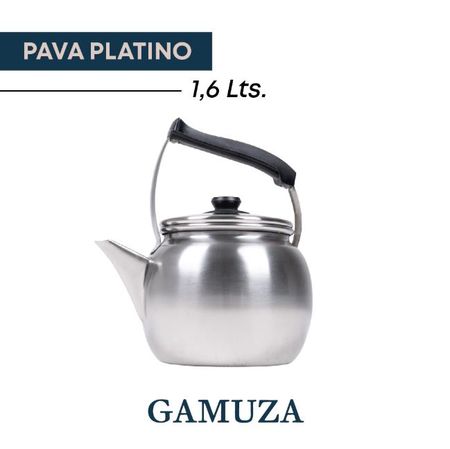 PAVA 1,6 LTS GAMUZA PLATINO BOMBÉ, 1,6 LTS (8201)