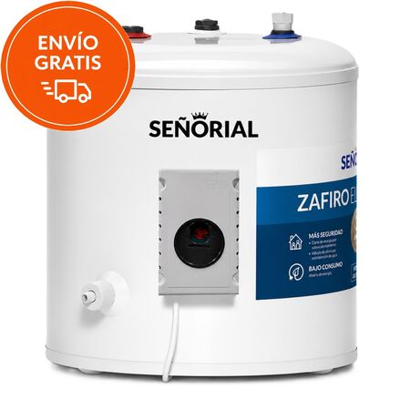 Termotanque Eléctrico Señorial TESZ-40l Zafiro Color Blanco 40 Litros