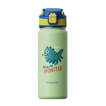 Botella Termica Infantil De Acero Inoxidable 530ml Verde TV500PHP