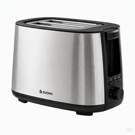 Tostadora Electrica 2 Ranuras 750W Metalica SUONO HOG467