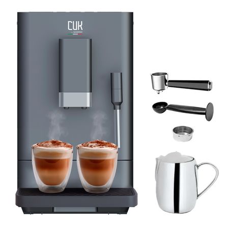 Cafetera Espresso CUK by Gadnic 20 Bar Espumador de Leche 1350W 17L Filtro de Acero Inoxidable