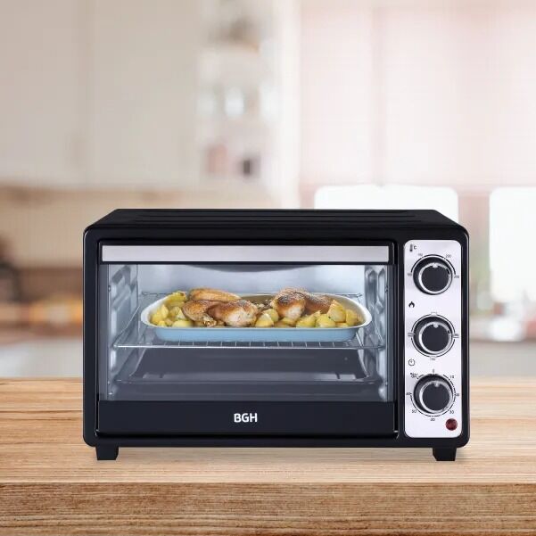 Horno Eléctrico Bgh 25 Litros Duo Bhe25m23n Color Negro - Vista 2