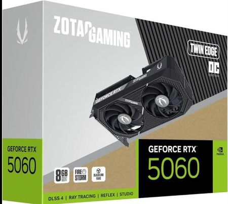 GPU ZOTAC GAMING RTX 5060 TWIN EDGE OC 8GB (ZT-B50600H-10A)