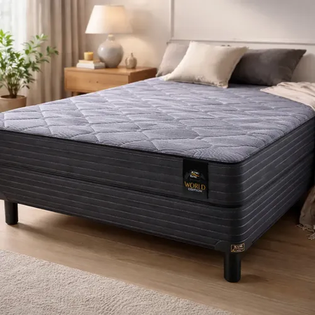 Colchón + Sommier Resortes 2 Plazas King Koil Devon 140x190x26 120kg