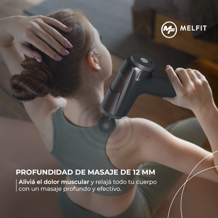 Pistola Masajeadora Rehabilitacion Muscular Melfit Vital Force - Vista 4