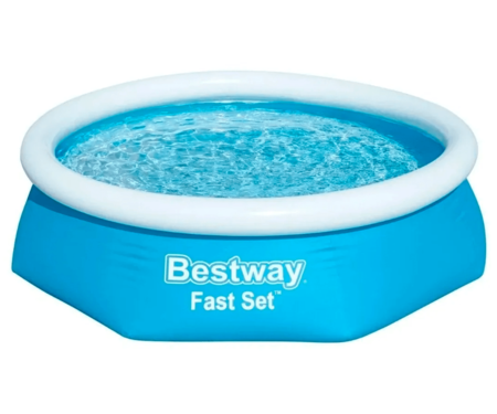 PILETA BESTWAY FAST SET 2.44X0.61 C/ BOMBA+ PARCHE