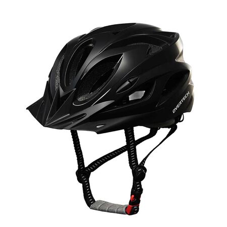 Casco Bicicleta Overtech OV-13 MTB con Luz y Visera			