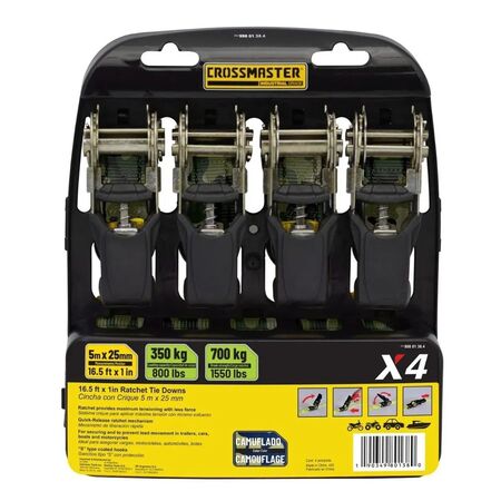 Cincha Amarre Crossmaster 700 Kg x4 Camuflada Con Crique