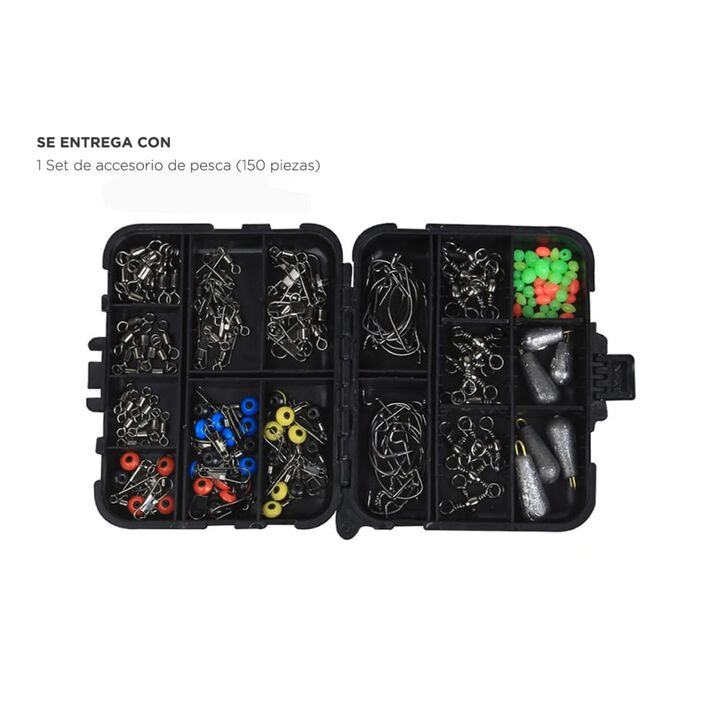 Kit Accesorios De Pesca 150 Unidades Anzuelos - Vista 6