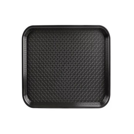 Bandeja Fast Food 40 X 30 Cm Sin Asas X6 Unidades Negro