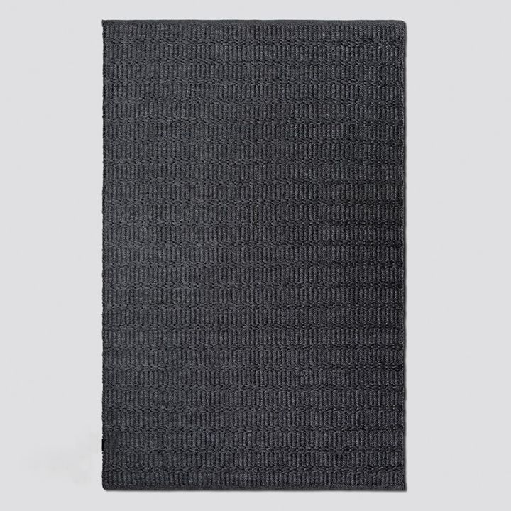 Alfombra simil Yute Charcoal Grey - 250x350 cm - Vista 1