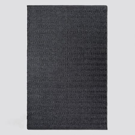 Alfombra simil Yute Charcoal Grey - 250x350 cm