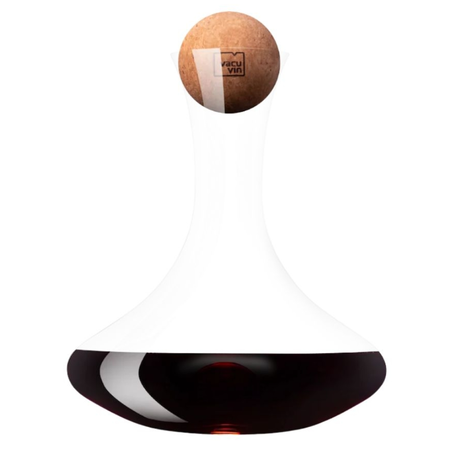 Decanter Decantador De Vinos Con Tapon De Corcho Vacu Vin
