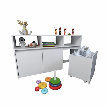 Juguetero 3 Cajones DS Home Blanco 127x70x36 cm