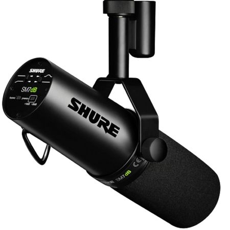 Shure SM7dB. Micrófono dinámico broadcast con preamp incorporado
