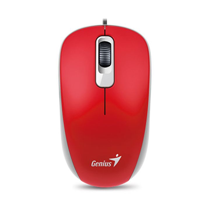 Mouse Genius DX-110 USB Rojo 1200 DPI - Vista 2