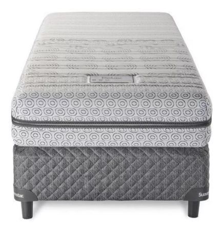 COLCHÓN Y SOMMIER SUAVESTAR RELAX 90x190 ESPUMA 1 1/2 PLAZA