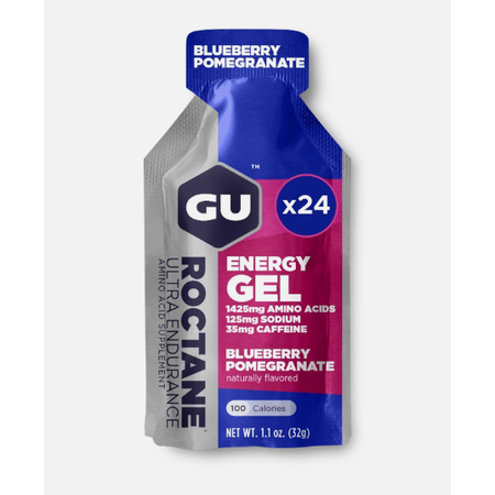 Caja X24 Suplemento En Gel Gu Roctane Ultra Endurance - Blueberry Pomegranate