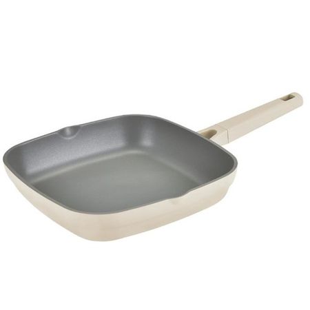Sartén Antiadherente Cuadrada 20cm Carol de Aluminio Fundido beige