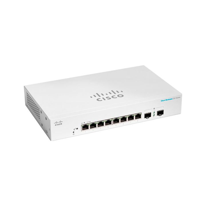 Switch Cisco CBS220-8T-E-2G 8 Puertos Gigabit + 2 SFP - Vista 3