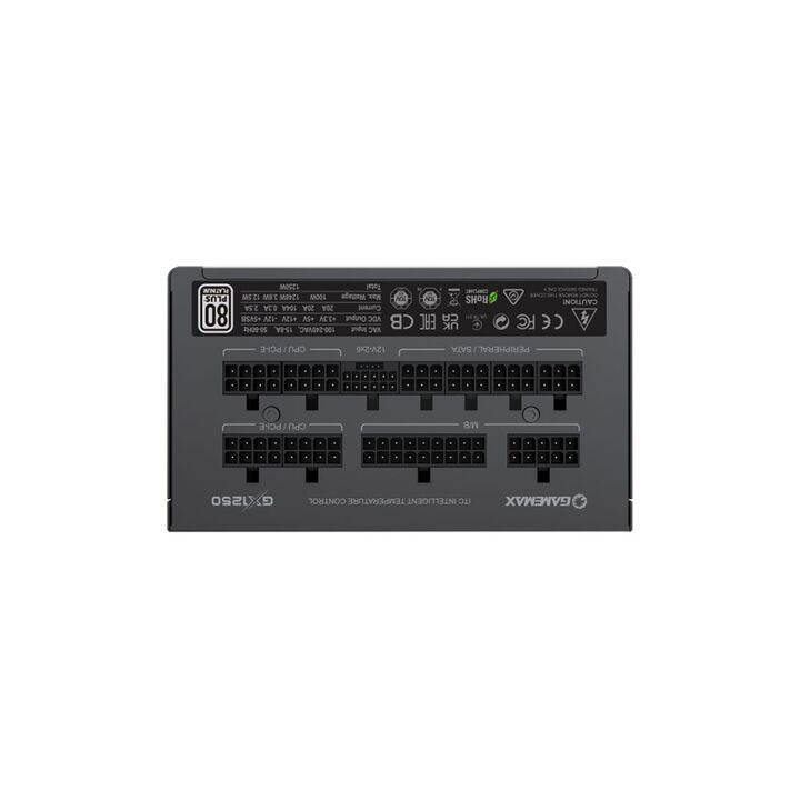 Fuente 1250W Gamemax 80 Plus Platinum GX 1250Pro - Vista 4