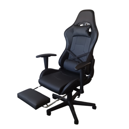 Silla Gamer Ergonómica PC Reclinable 180° Giratoria Con Apoyapies