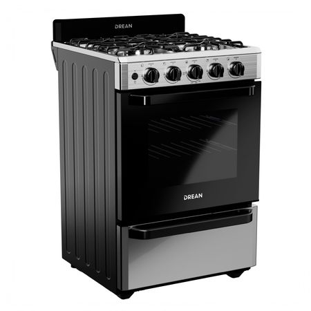 Cocina Multigas 56 cm Inoxidable con Encendido Eléctrico Drean CD5603AI0