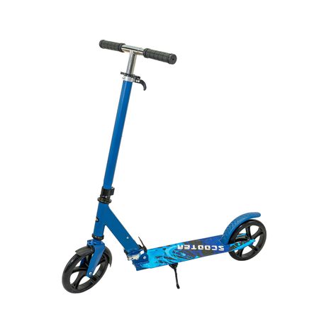 Monopatin T-go Plegable Infantil Acero Reforzado Adolescentes Azul