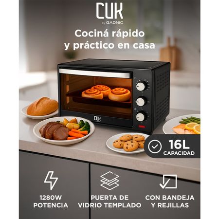Horno Eléctrico Gadnic 16L 1280W