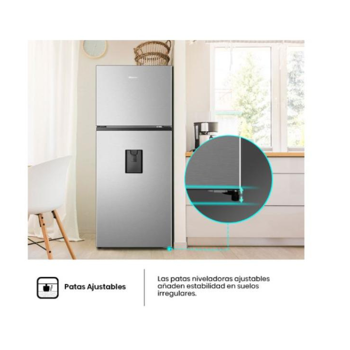 Heladera No Frost 379 Litros Inverter Con Dispenser Rt3n375nmc Ino Hisense - Vista 2