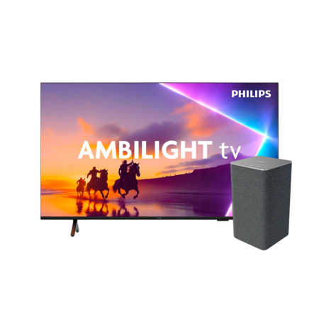 Tv 65" Qled Ambilight + Parlante Wifi Philips Con Ambilight