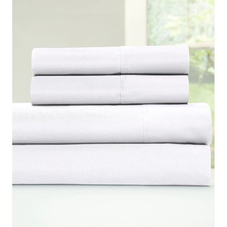 Juego de sabanas Cannon Colors Twin - 200 hilos Blanco