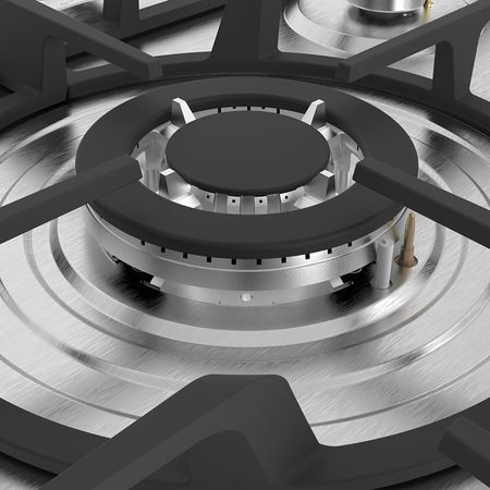 Anafe a Gas 76 cm Acero Inoxidable Drean AGDR76CIA