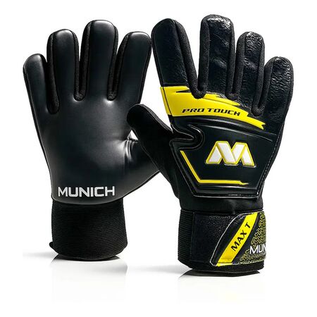 Guantes De Arquero Munich Max.t Ninos Negro - amarillo 7