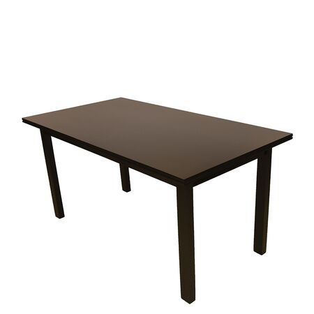 MESA DE MADERA CORDOBA 1.60X0.80 COLOR TABACO