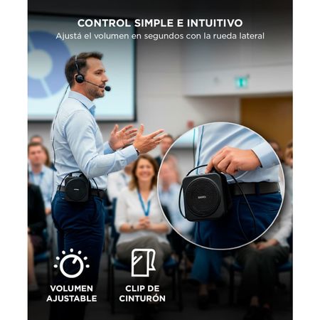 Micrófono Amplificador Gadnic Portátil 