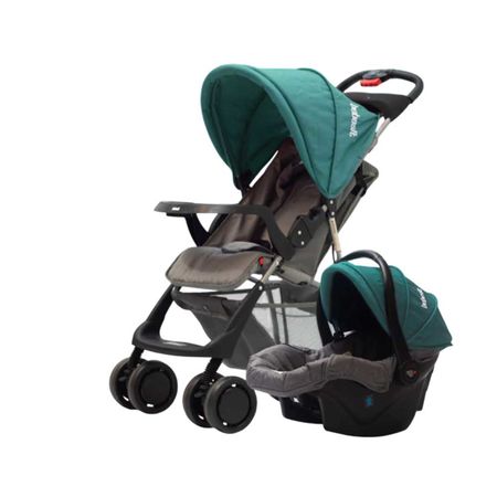 Coche De Paseo Bebesit Eos Con Butaca Verde Oscuro