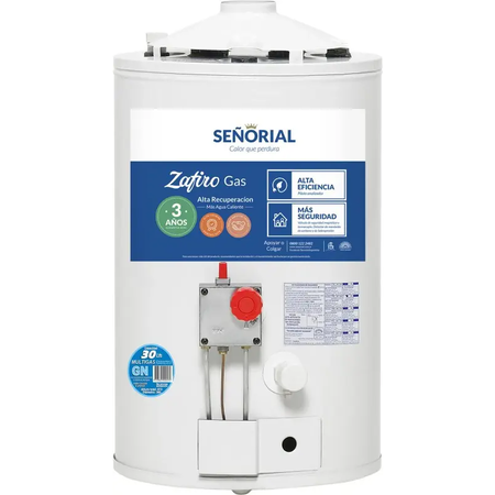 Termotanque Señorial Multigas Tsz-30 Linea Zafiro 30 Lts