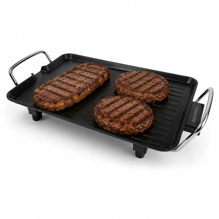 Parrilla Grill Eléctrica Novohome 2000w Antiadherente 5 Niv.