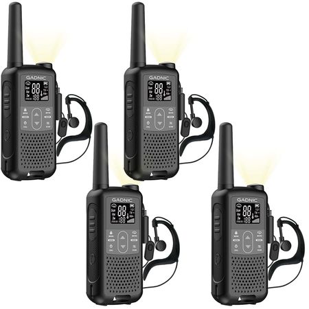 Kit de 4 Mini Walkie Talkie Gadnic Bidireccional de Largo Alcance