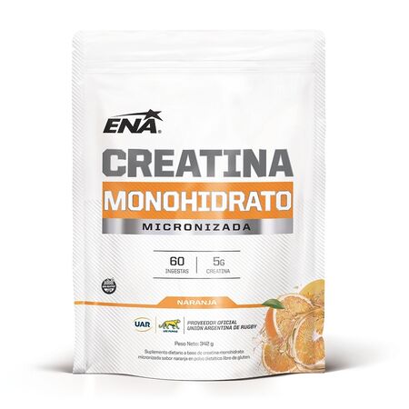 Suplemento Ena Creatina Monohidrato Naranja 342gr Doypack