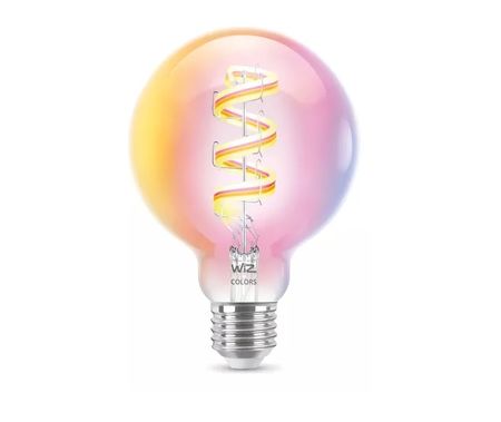Lampara Inteligente Wiz Bulbo LED Filamento Globo Wi-Fi BLE 40W G95 E27 RGB CL 1PF/6 ( 929003267212)