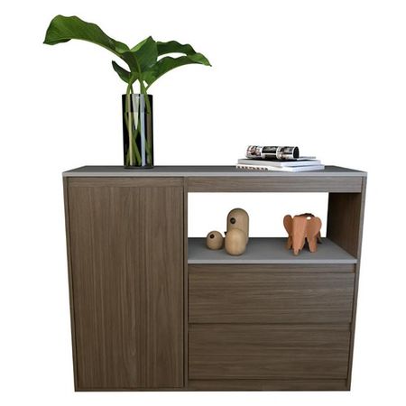 Vajillero Chico Borgia DS Home Gris Coco 110x89x36 cm