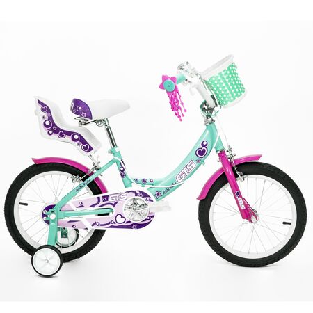 Bicicleta GTS R16 de paseo Verde
