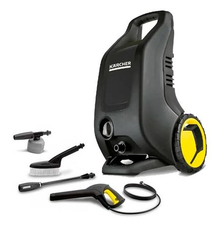 Hidrolavadora eléctrica Karcher K3 Black Edition negra de 1500W con 120bar de presión máxima 220V