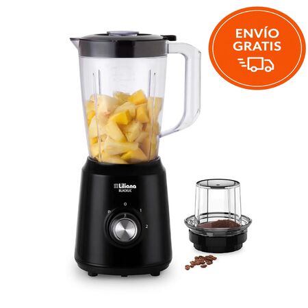 Licuadora Liliana Al310 Blacklic 600w 1.5 Lt Jarra Plástica