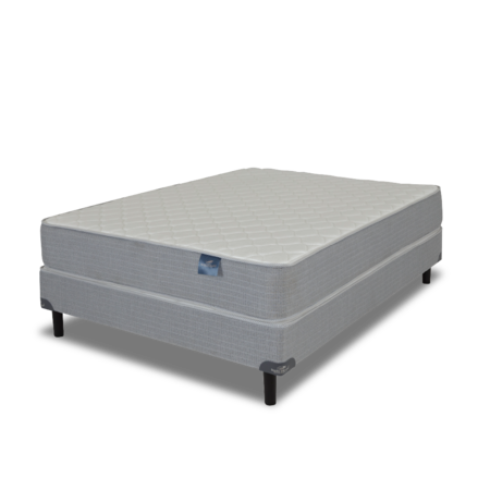 Sommier y Colchón Sueño Dorado Sanzio Resorte 2 plazas 130x190 cm