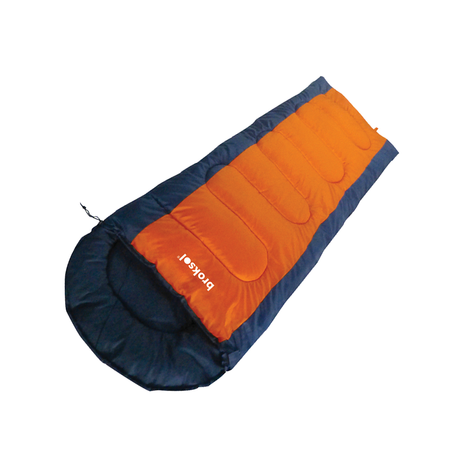 Bolsa De Dormir Broksol 180x75cm Capucha Fibra Siliconada