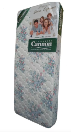 Colchon Cannon Espuma Princess - Blanco - 1 Plaza - 190 Cm - 80 Cm - 20 Cm