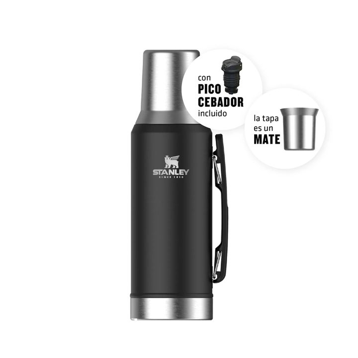 Termo Stanley Mate System 1.2 Lts Negro - Vista 1